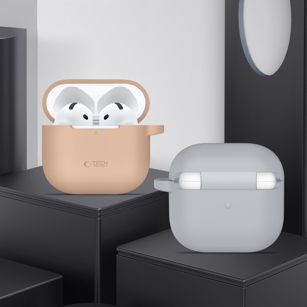 PUZDRO TECH-PROTECT SILICONE HOOK APPLE AIRPODS 4 NAVY BLUE