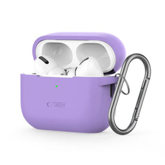 PUZDRO TECH-PROTECT SILICONE HOOK APPLE AIRPODS PRO 1 / 2 LAVENDER
