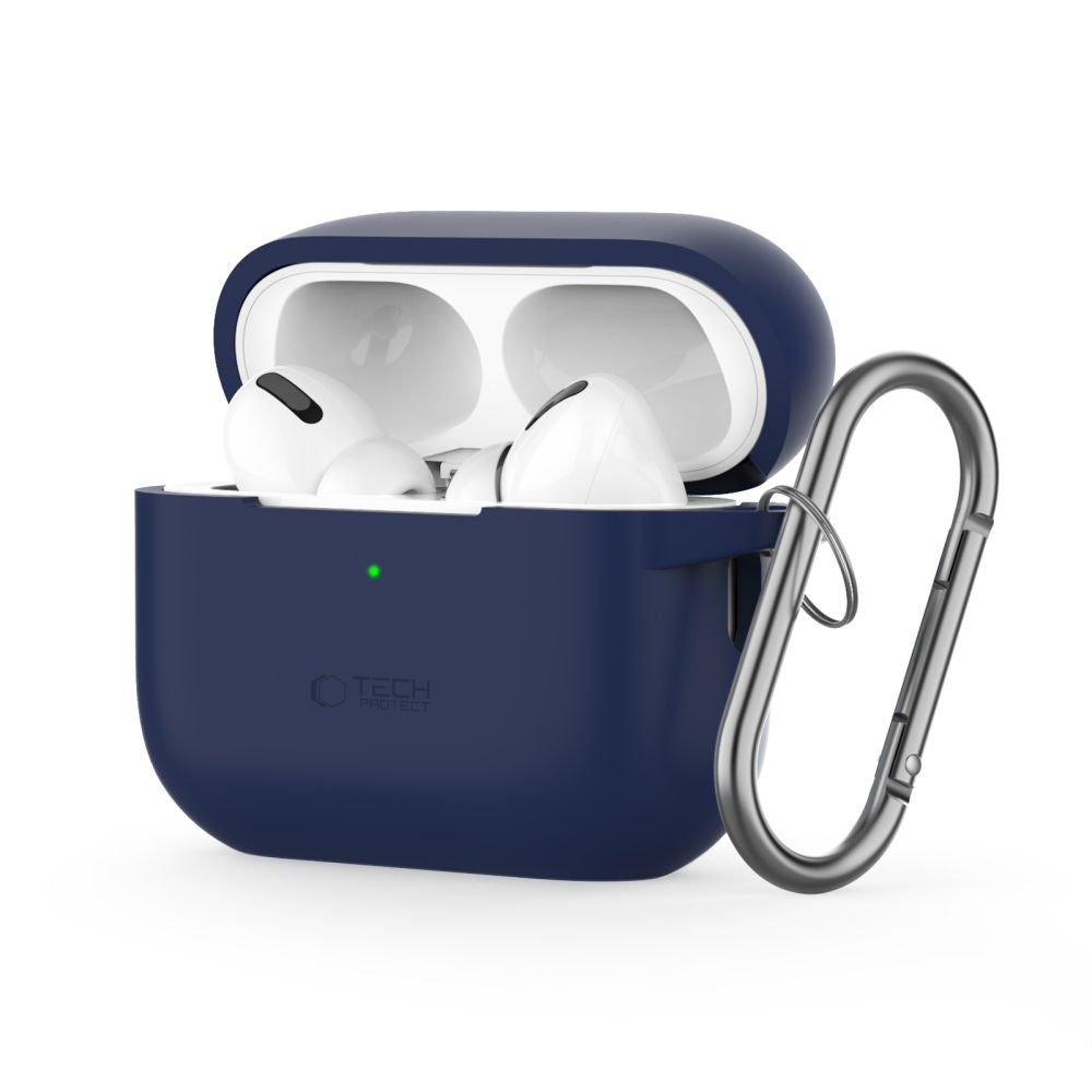 PUZDRO TECH-PROTECT SILICONE HOOK APPLE AIRPODS PRO 1 / 2 NAVY BLUE