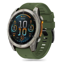 REMIENOK TECH-PROTECT SILICONE LINE GARMIN FENIX 5 / 6 / 6 PRO / 7 / 8 (47 MM) / E MILITARY GREEN