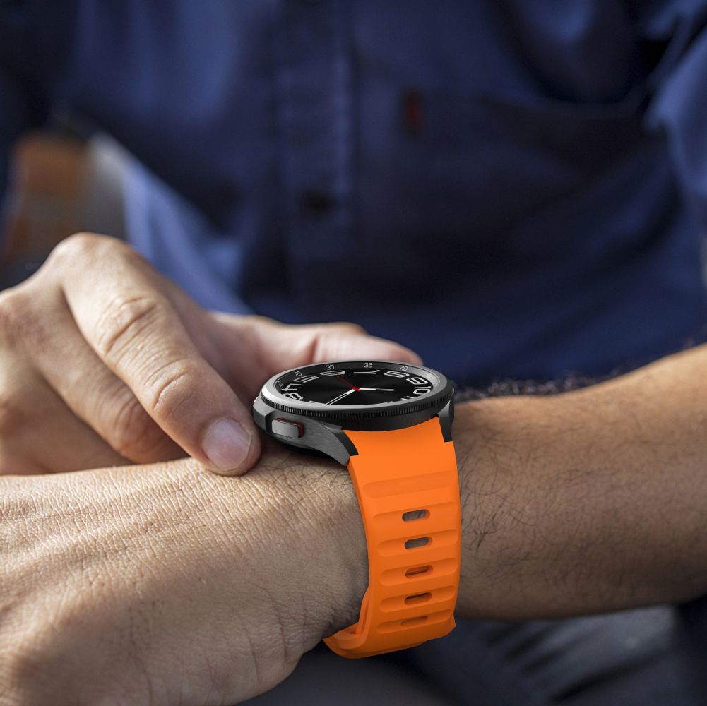 TECH-PROTECT SILICONE LINE SAMSUNG GALAXY WATCH 4 / 5 / 5 PRO / 6 / 7 / FE ORANGE