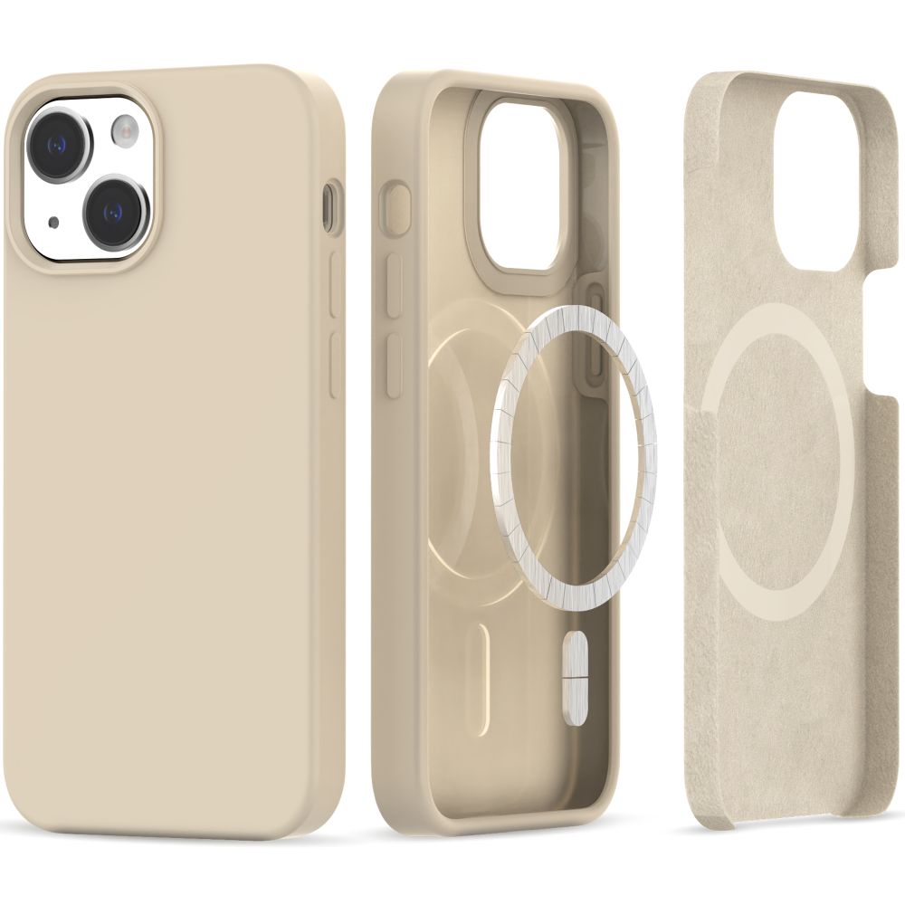 KRYT TECH-PROTECT SILICONE MAGSAFE IPHONE 13 / 14 BEIGE