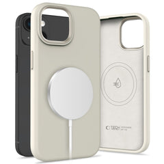 KRYT TECH-PROTECT SILICONE PURE MAGSAFE IPHONE 15 COSMIC LATTE