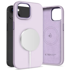 KRYT TECH-PROTECT SILICONE PURE MAGSAFE IPHONE 15 MAUVE