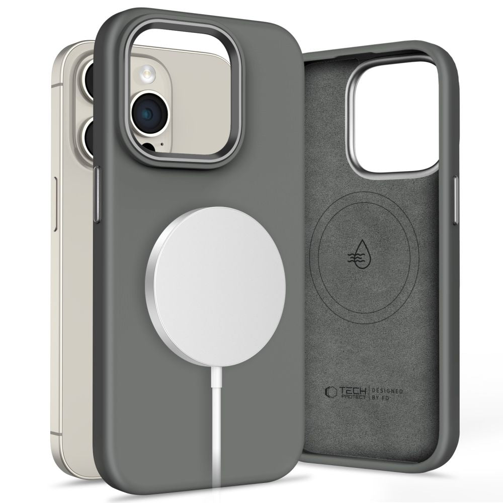 KRYT TECH-PROTECT SILICONE PURE MAGSAFE IPHONE 15 PRO MAX CLAY