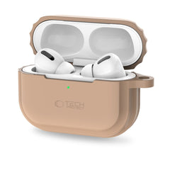 PUZDRO TECH-PROTECT SILICONE ROPE APPLE AIRPODS PRO 1 / 2 CAFE LATTE