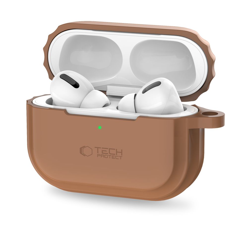 PUZDRO TECH-PROTECT SILICONE ROPE APPLE AIRPODS PRO 1 / 2 CHOCOLATE BROWN