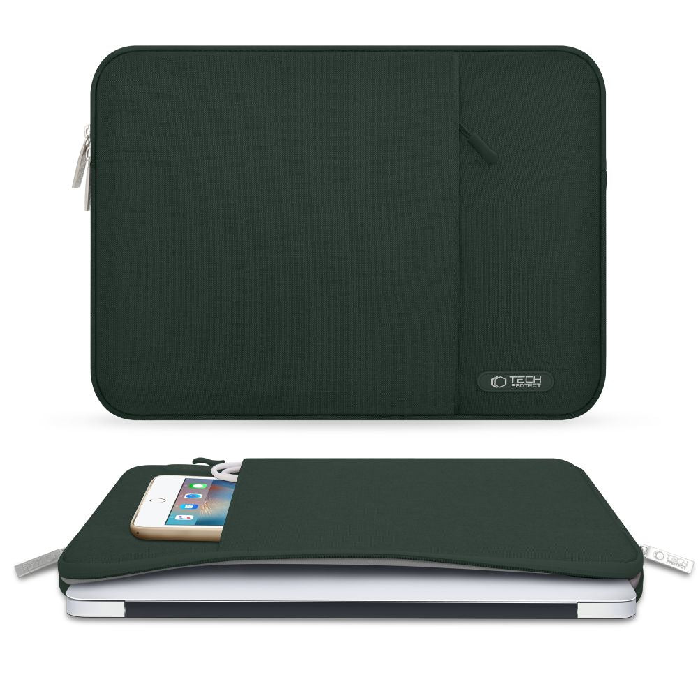 TAŠKA NA MACBOOKTECH-PROTECT SLEEVY LAPTOP 13-14 MIDNIGHT GREEN