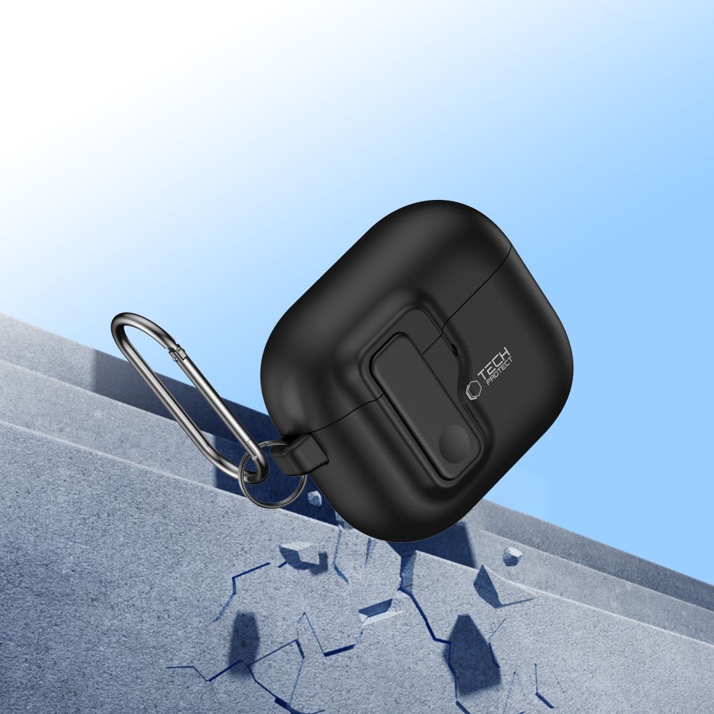 PUZDRO TECH-PROTECT SLIM HOOK APPLE AIRPODS 4 BLACK