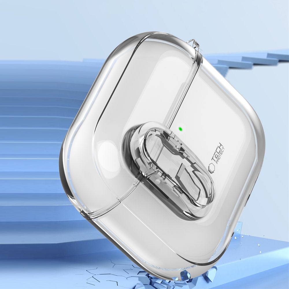 PUZDRO TECH-PROTECT SLIM HOOK APPLE AIRPODS 4 CLEAR