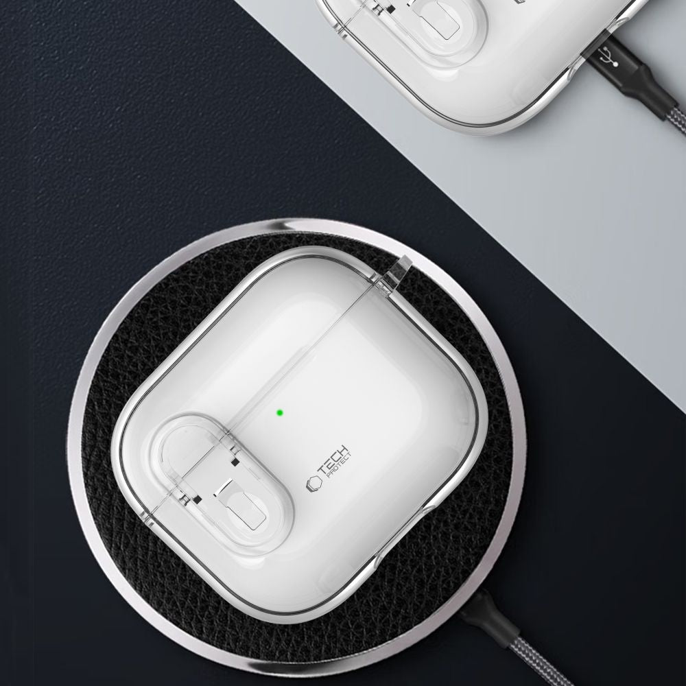 PUZDRO TECH-PROTECT SLIM HOOK APPLE AIRPODS 4 CLEAR