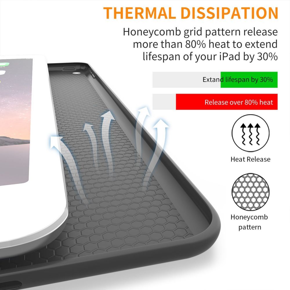 KRYT / OBAL PRE IPAD 9.7 5 / 6 / 2017-2018 TECH-PROTECT SMARTCASE BLACK