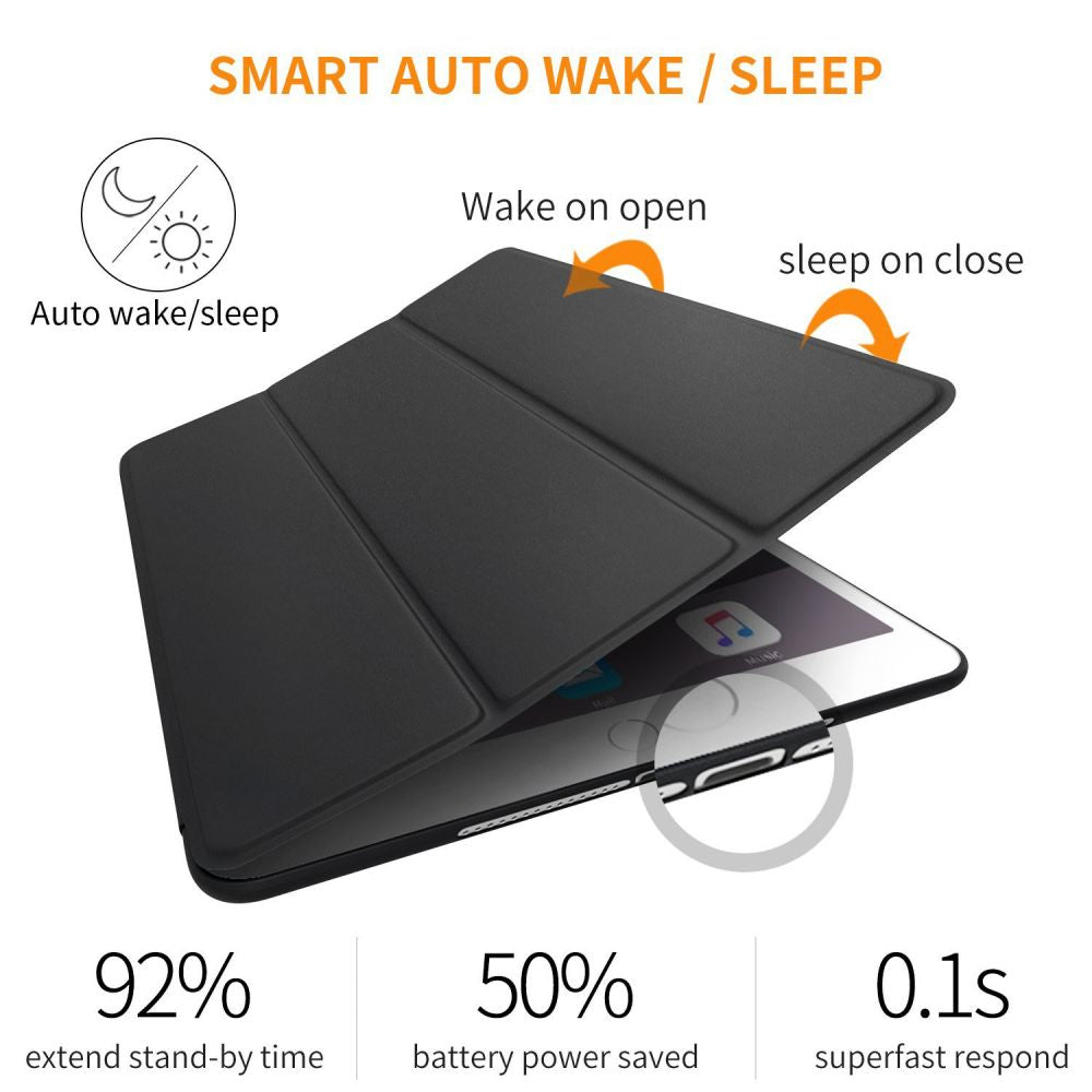 KRYT / OBAL PRE IPAD 9.7 5 / 6 / 2017-2018 TECH-PROTECT SMARTCASE BLACK
