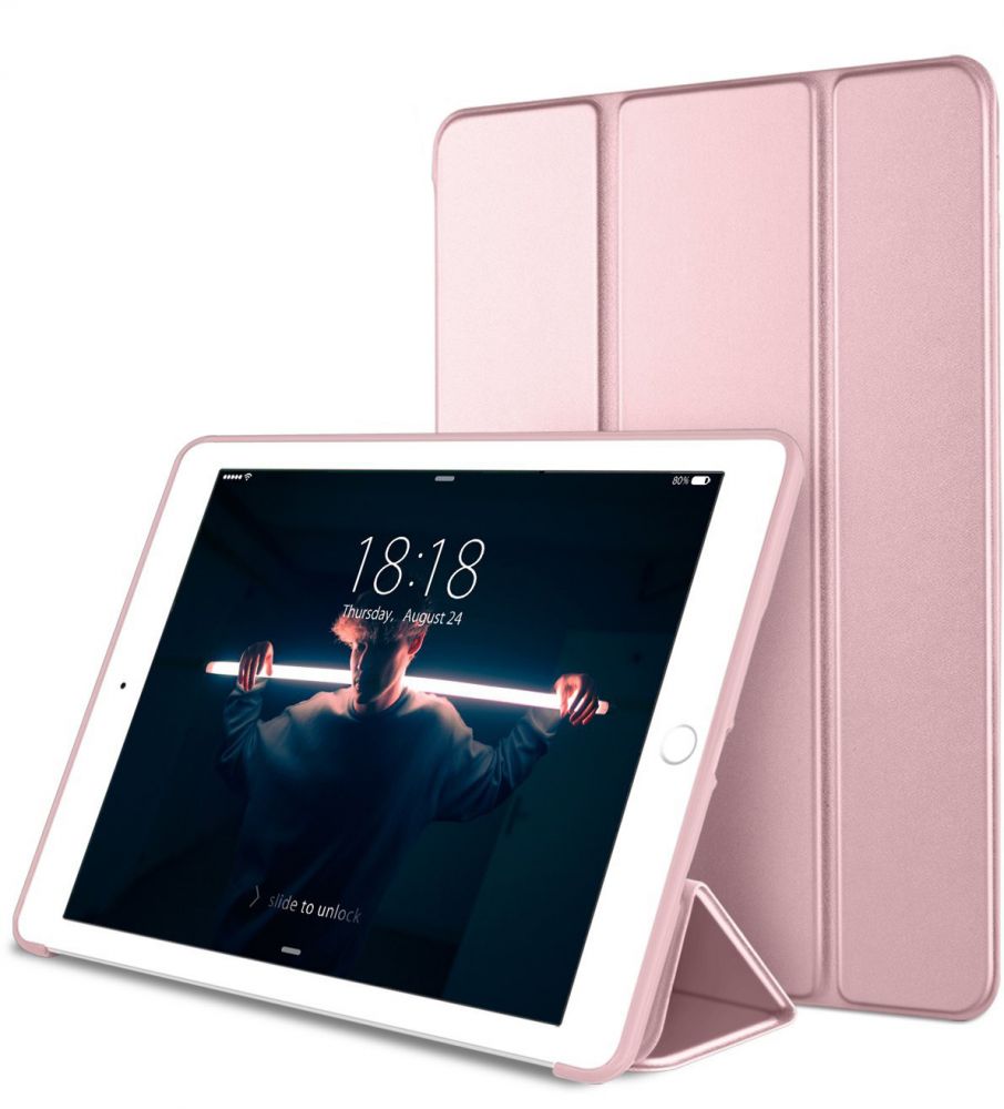 KRYT / OBAL PRE IPAD 9.7 5 / 6 / 2017-2018 TECH-PROTECT SMARTCASE ROSE GOLD