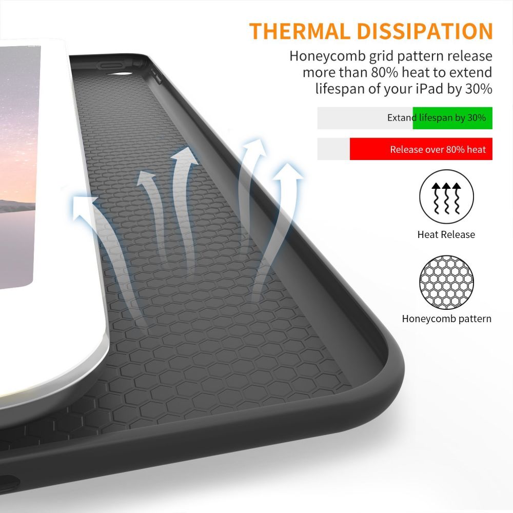 KRYT / OBAL PRE IPAD AIR 9.7 2 / 2014 TECH-PROTECT SMARTCASE BLACK