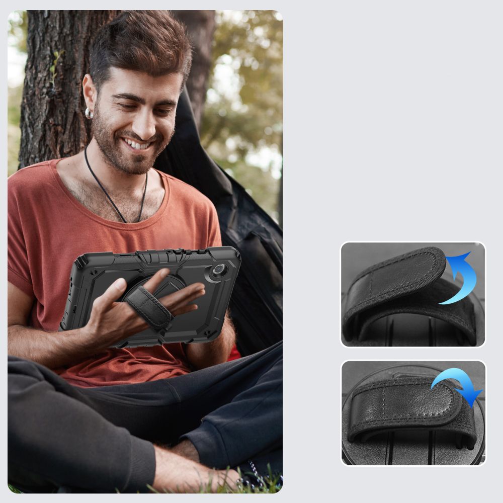 KRYT / OBAL NA SAMSUNG GALAXY TAB A9+ PLUS 11.0 X210 / X215 / X216 TECH-PROTECT SOLID360 BLACK