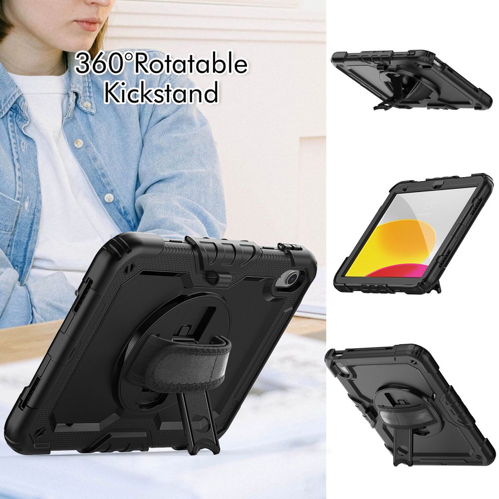 KRYT / OBAL PRE IPAD 10.9” 10 / 2022 / 11” 11 / 2025 TECH-PROTECT SOLID360 BLACK