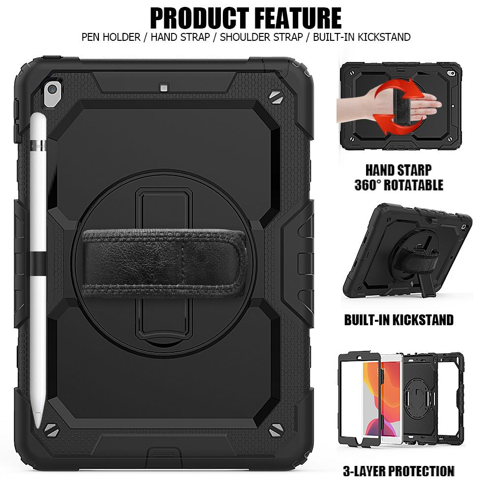 KRYT / OBAL PRE IPAD 10.2 7 / 8 / 9 / 2019-2021 TECH-PROTECT SOLID360 BLACK