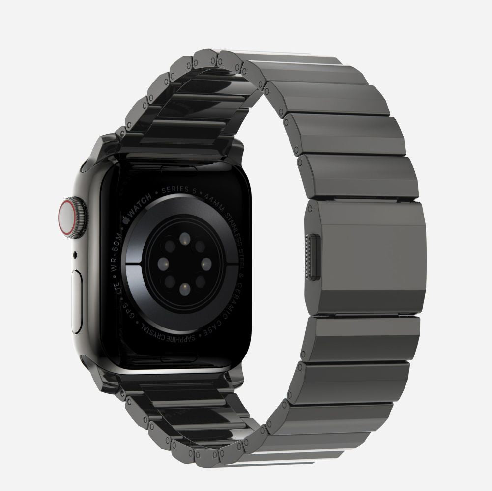 REMIENOK TECH-PROTECT STEELBAND APPLE WATCH 6 / 7 / 8 / 9 / 10 / SE / ULTRA 1 / 2 (44 / 45 / 46 / 49 MM) BLACK