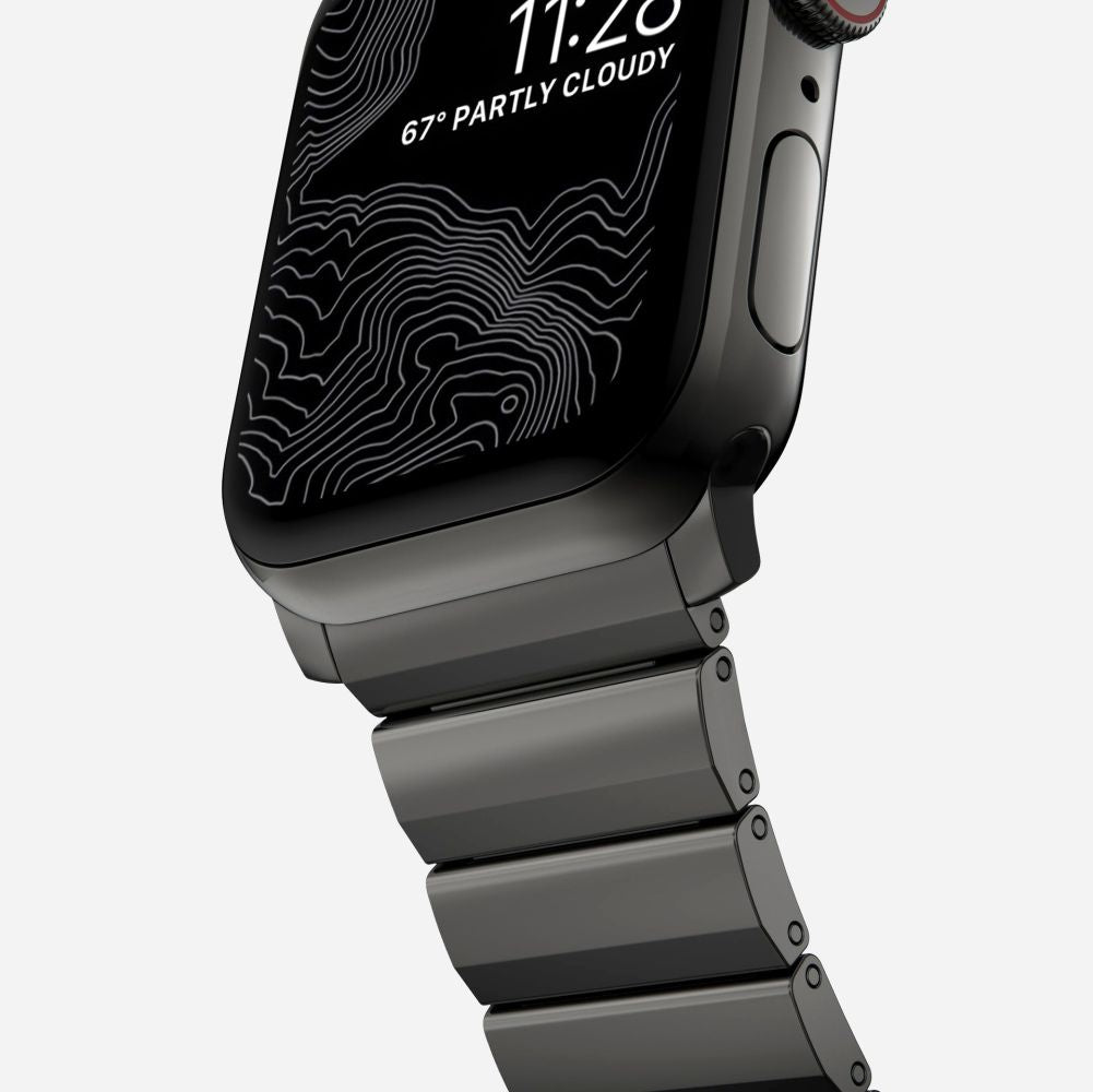REMIENOK TECH-PROTECT STEELBAND APPLE WATCH 6 / 7 / 8 / 9 / 10 / SE / ULTRA 1 / 2 (44 / 45 / 46 / 49 MM) BLACK