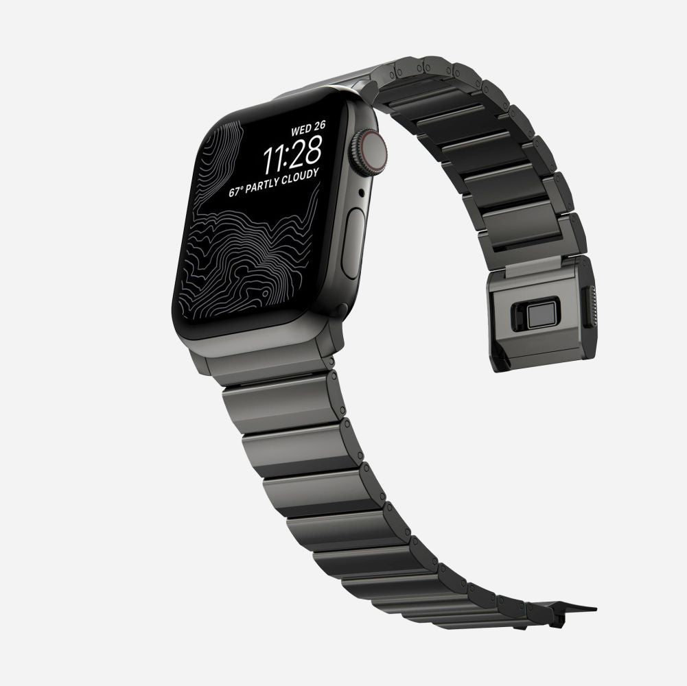 REMIENOK TECH-PROTECT STEELBAND APPLE WATCH 6 / 7 / 8 / 9 / 10 / SE / ULTRA 1 / 2 (44 / 45 / 46 / 49 MM) BLACK