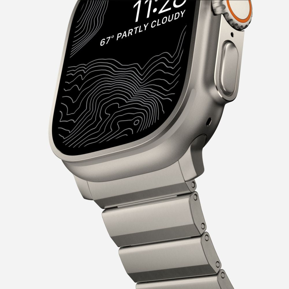 REMIENOK TECH-PROTECT STEELBAND APPLE WATCH 6 / 7 / 8 / 9 / 10 / SE / ULTRA 1 / 2 (44 / 45 / 46 / 49 MM) TITANIUM