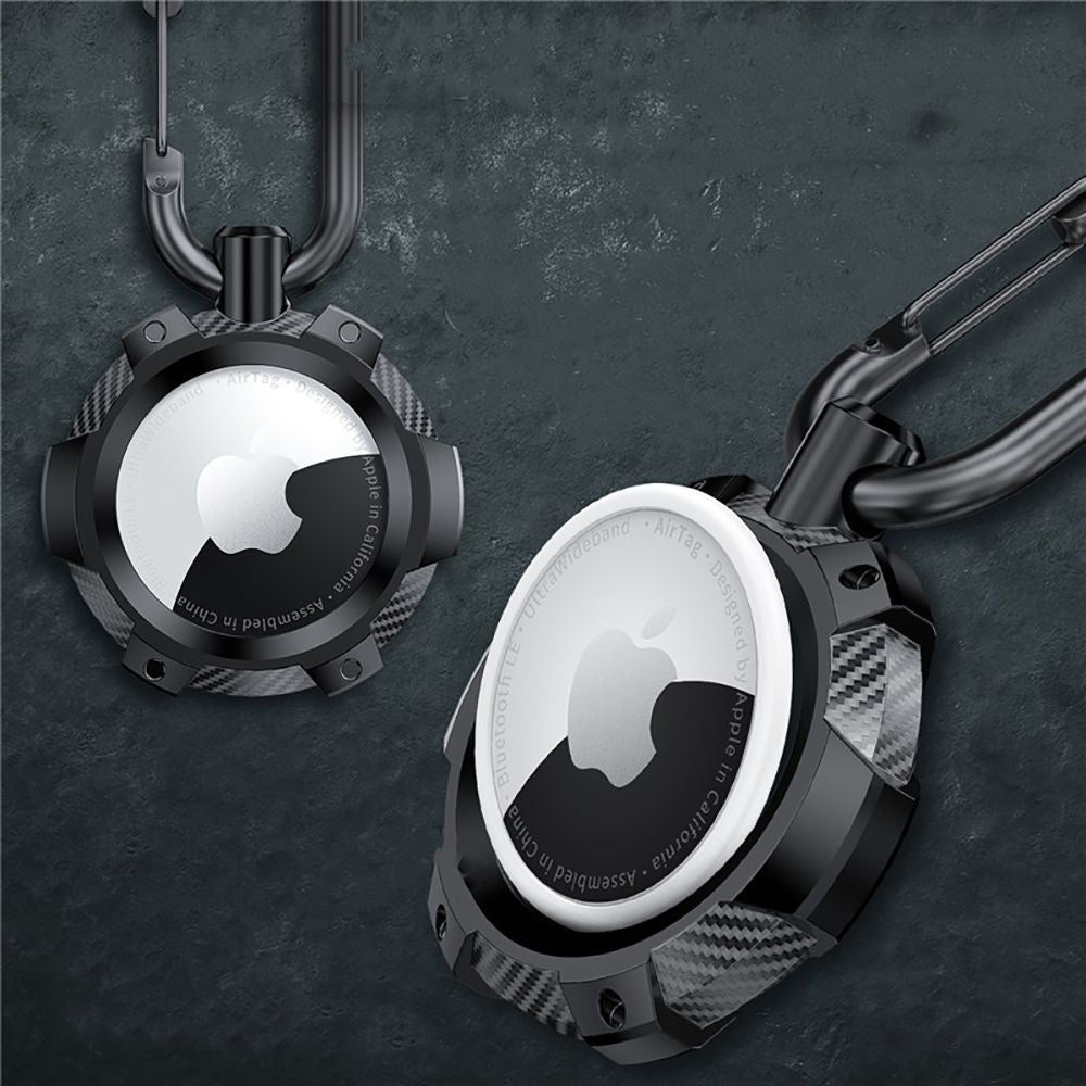 PUZDRO  TECH-PROTECT TPUCARBON APPLE AIRTAG BLACK