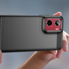 KRYT TECH-PROTECT TPUCARBON MOTOROLA MOTO G05 / E15 BLACK