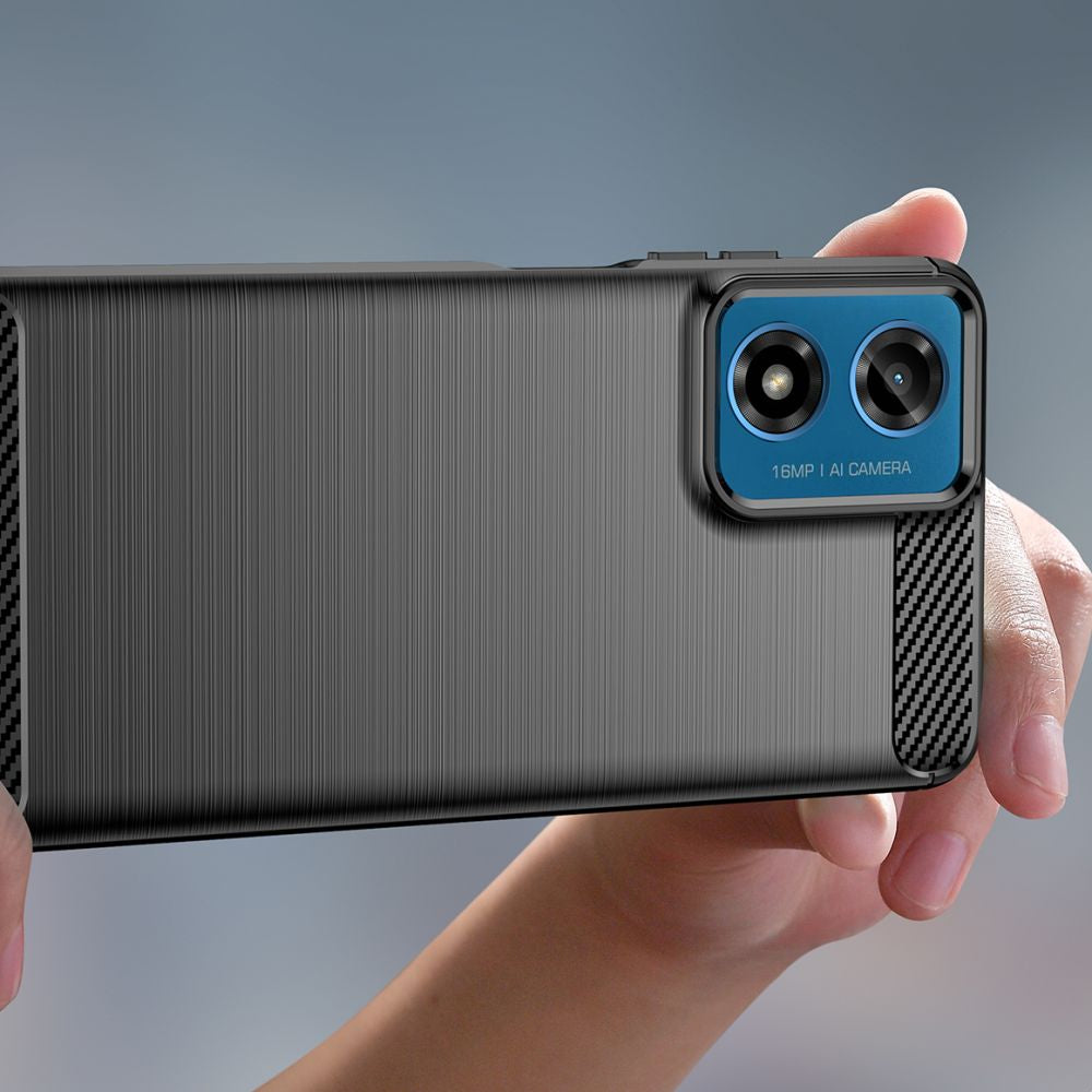 KRYT TECH-PROTECT TPUCARBON MOTOROLA MOTO G24 / G24 POWER / G04 BLACK
