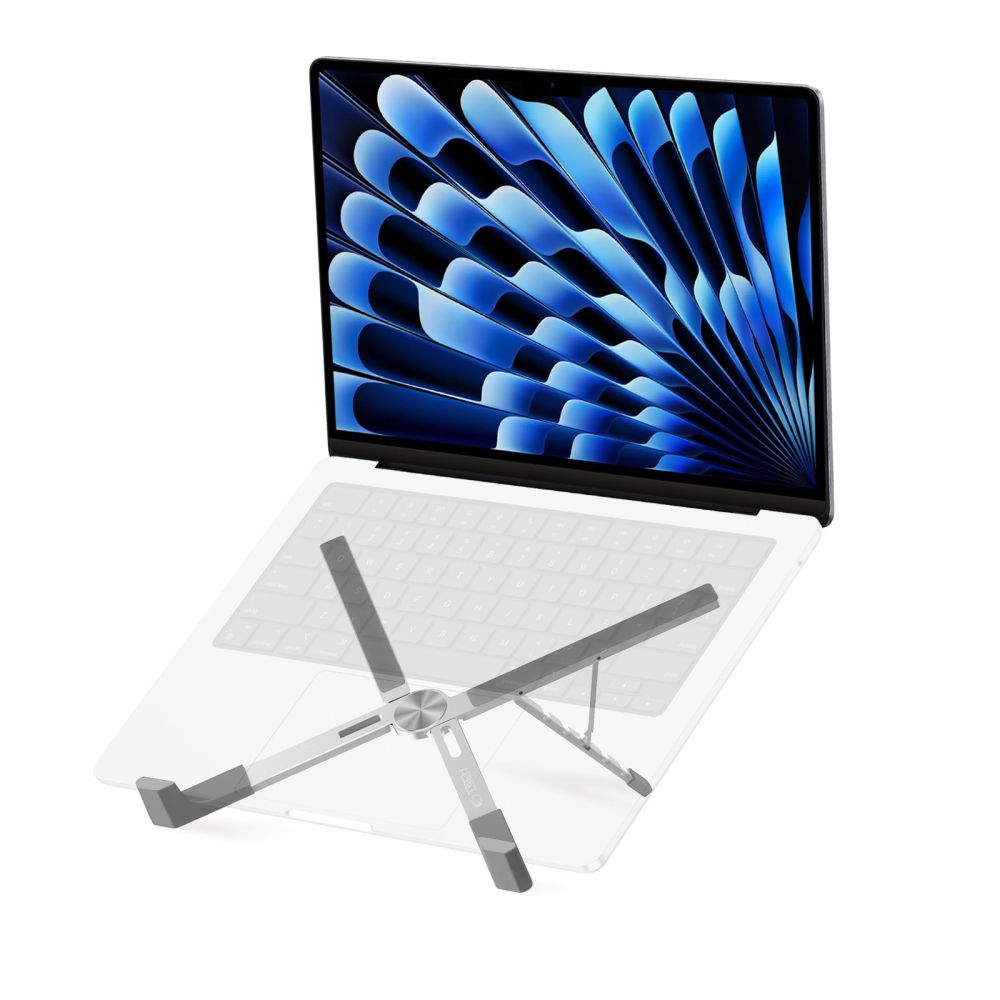 UNIVERZÁLNY STOJAN NA MACBOOK TECH-PROTECT ULS300 UNIVERSAL LAPTOP STAND SILVER