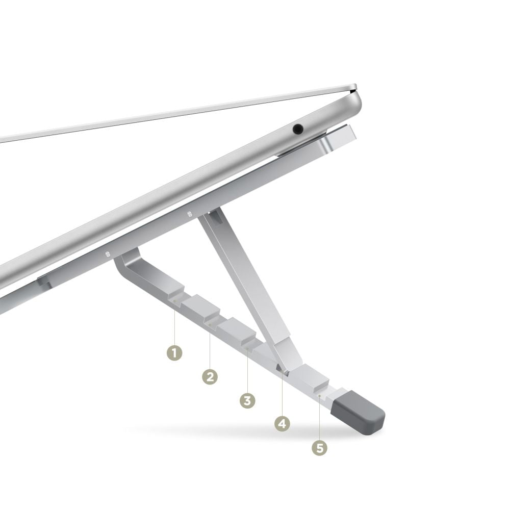 UNIVERZÁLNY STOJAN NA MACBOOK TECH-PROTECT ULS300 UNIVERSAL LAPTOP STAND SILVER