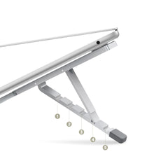 UNIVERZÁLNY STOJAN NA MACBOOK TECH-PROTECT ULS300 UNIVERSAL LAPTOP STAND SILVER