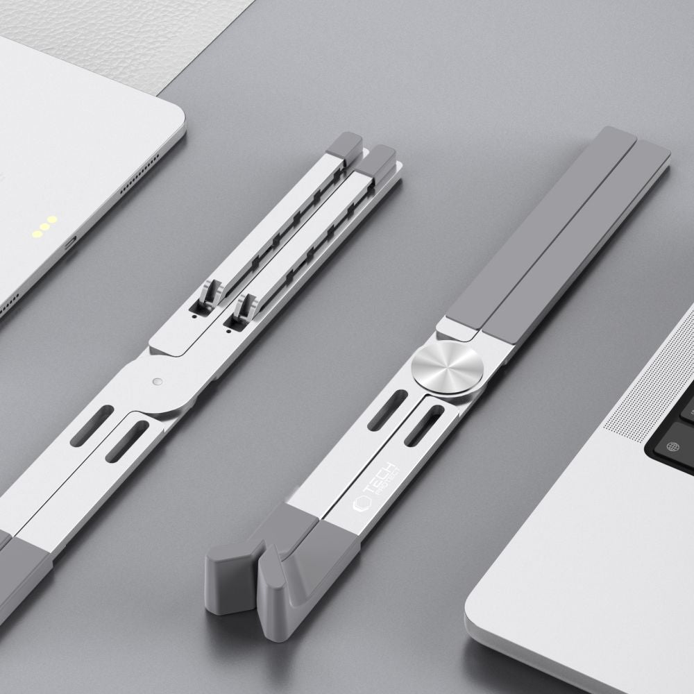 UNIVERZÁLNY STOJAN NA MACBOOK TECH-PROTECT ULS300 UNIVERSAL LAPTOP STAND SILVER