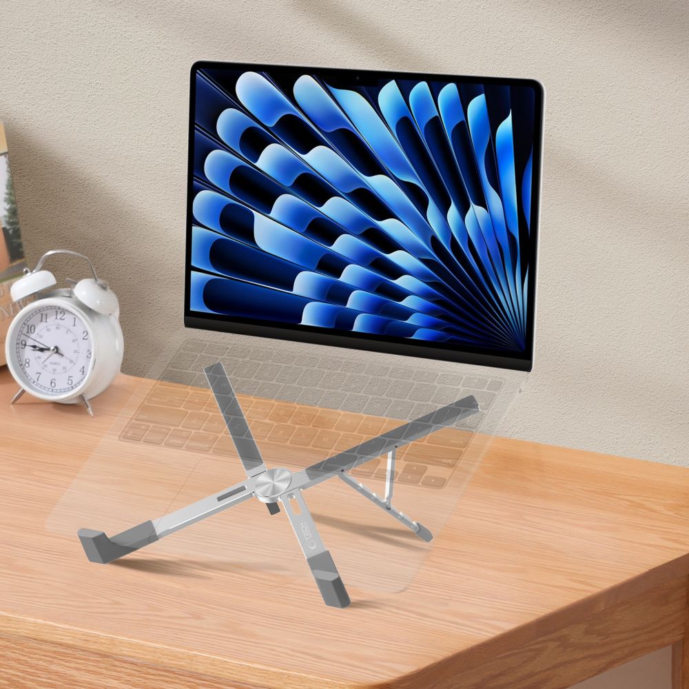 UNIVERZÁLNY STOJAN NA MACBOOK TECH-PROTECT ULS300 UNIVERSAL LAPTOP STAND SILVER