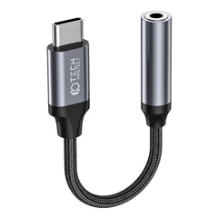 KÁBEL  TECH-PROTECT ULTRABOOST ADAPTER TYPE-C TO MINI JACK 3.5MM BLACK
