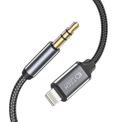 KÁBEL TECH-PROTECT ULTRABOOST LIGHTNING TO AUX MINI JACK 3.5MM CABLE 100CM BLACK