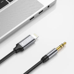 KÁBEL TECH-PROTECT ULTRABOOST LIGHTNING TO AUX MINI JACK 3.5MM CABLE 100CM BLACK
