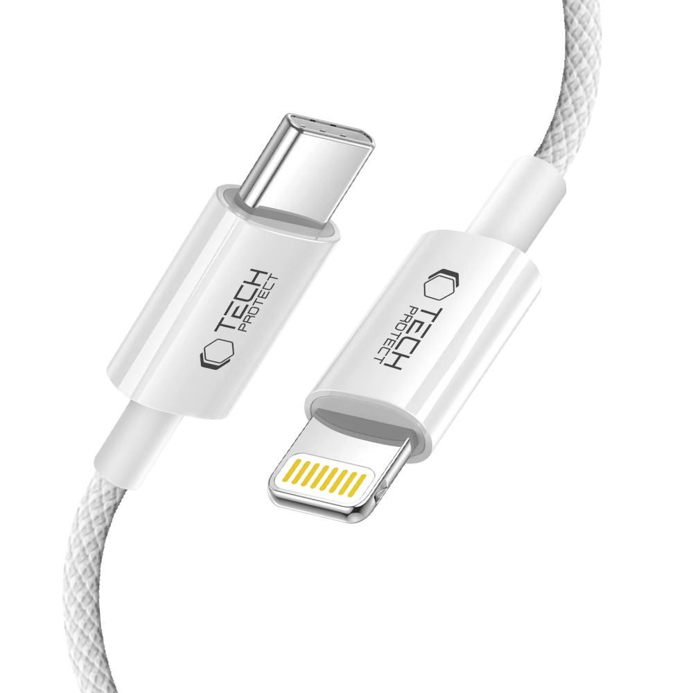 TECH-PROTECT ULTRABOOST LITE LIGHTNING CABLE PD27W/3A 100CM COOL GREY