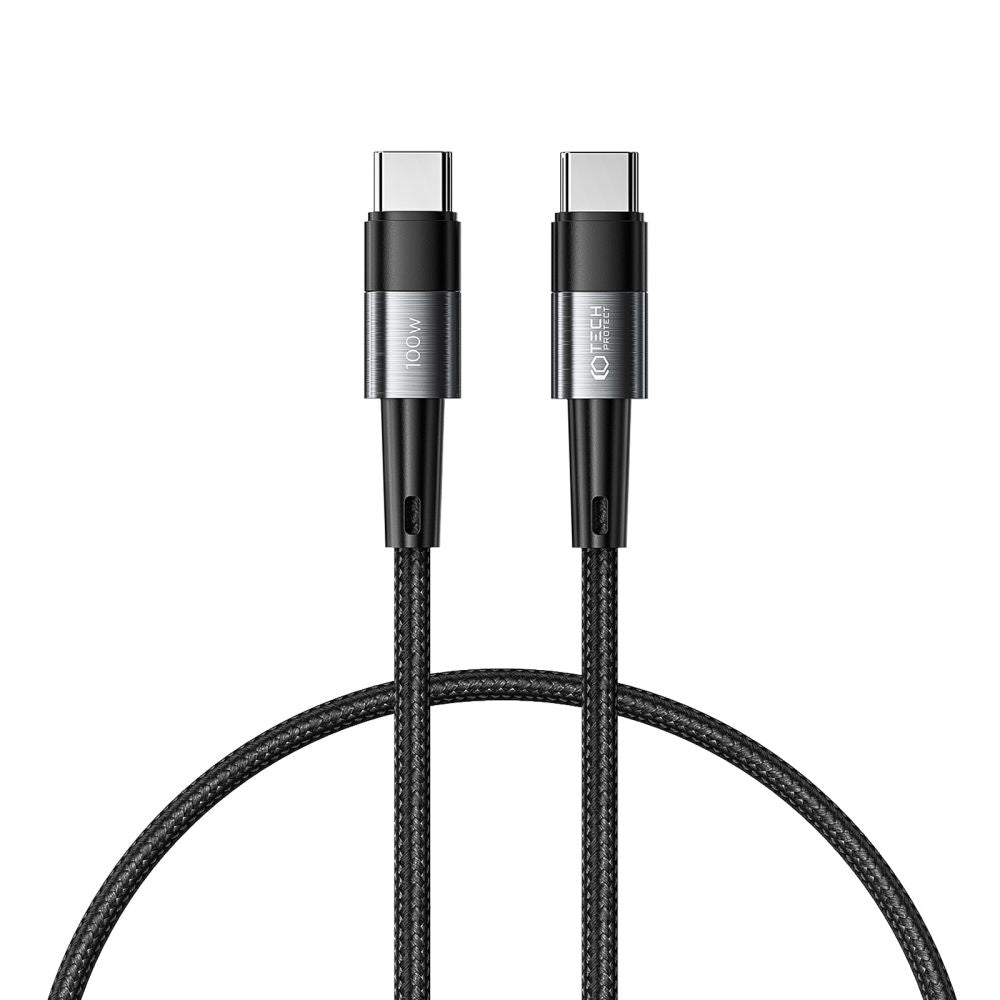 TECH-PROTECT ULTRABOOST TYPE-C CABLE PD100W/5A 25CM GREY