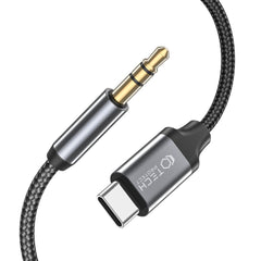 KÁBEL TECH-PROTECT ULTRABOOST TYPE-C TO AUX MINI JACK 3.5MM CABLE 100CM BLACK