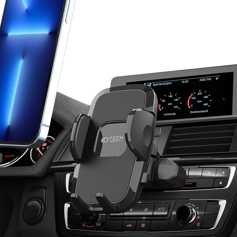 DRŽIAK MOBILU DO AUTA  TECH-PROTECT V3 UNIVERSAL CD CAR MOUNT BLACK