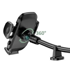 DRŽIAK MOBILU DO AUTA TECH-PROTECT V3 UNIVERSAL LONG ARM WINDSHIELD &amp; DASHBOARD CAR MOUNT BLACK