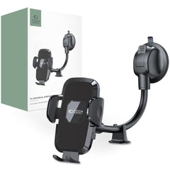 DRŽIAK MOBILU DO AUTA TECH-PROTECT V3 UNIVERSAL LONG ARM WINDSHIELD &amp; DASHBOARD CAR MOUNT BLACK