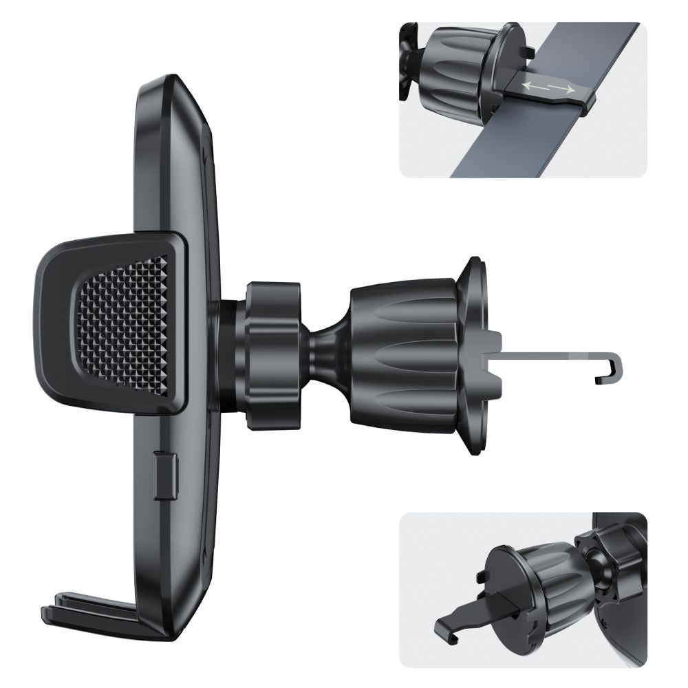 DRŽIAK TELEFÓNU DO AUTA TECH-PROTECT V8 UNIVERSAL CD & VENT CAR MOUNT BLACK
