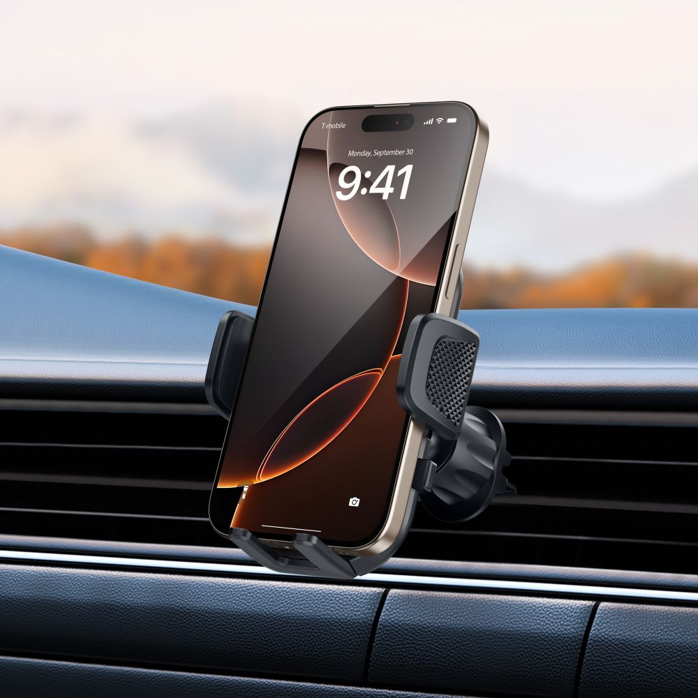 DRŽIAK TELEFÓNU DO AUTA TECH-PROTECT V8 UNIVERSAL CD & VENT CAR MOUNT BLACK