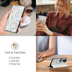 KRYT TECH-PROTECT WALLET GALAXY A26 5G SPRING FLOWERS