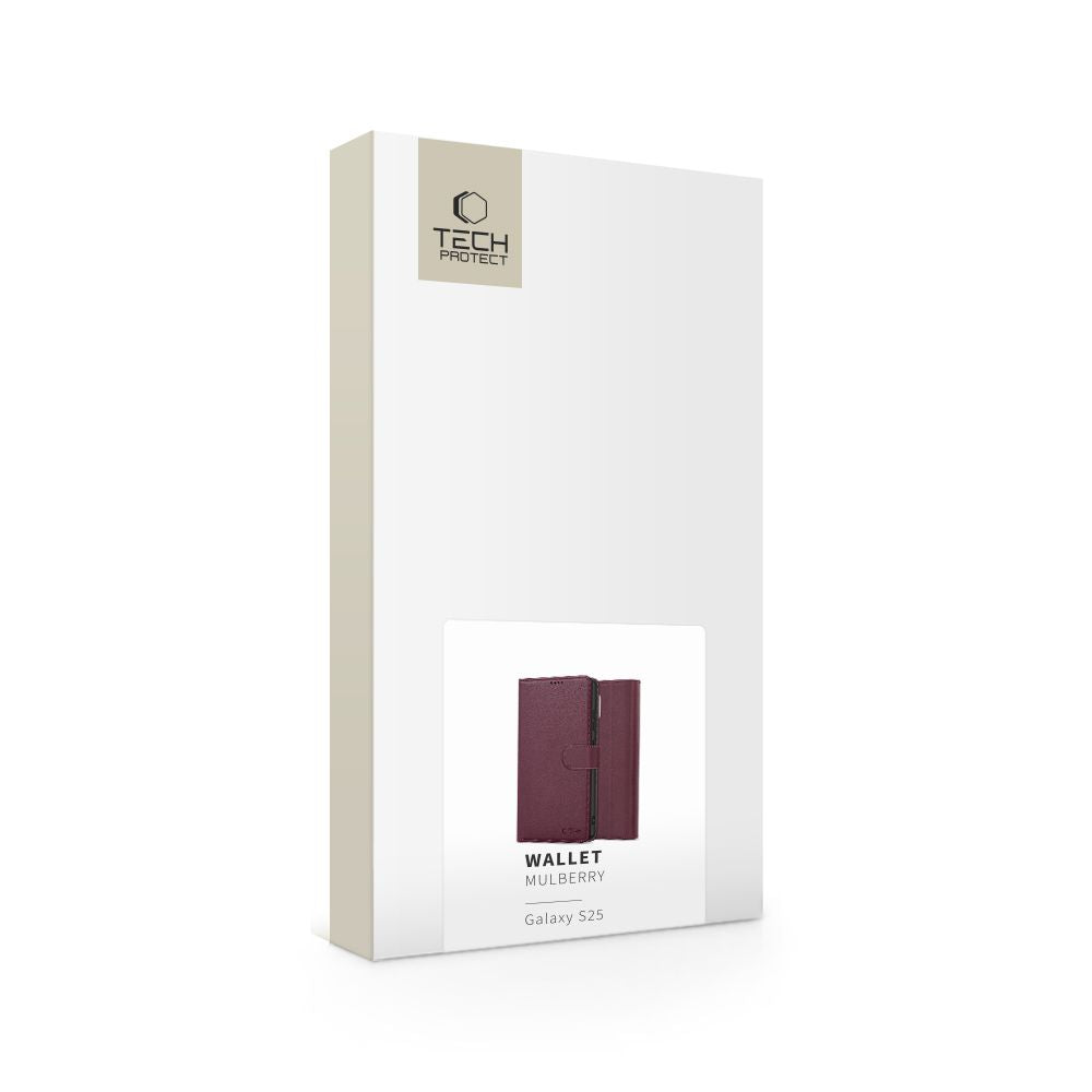 KRYT KRYT TECH-PROTECT WALLET GALAXY S25 MULBERRY