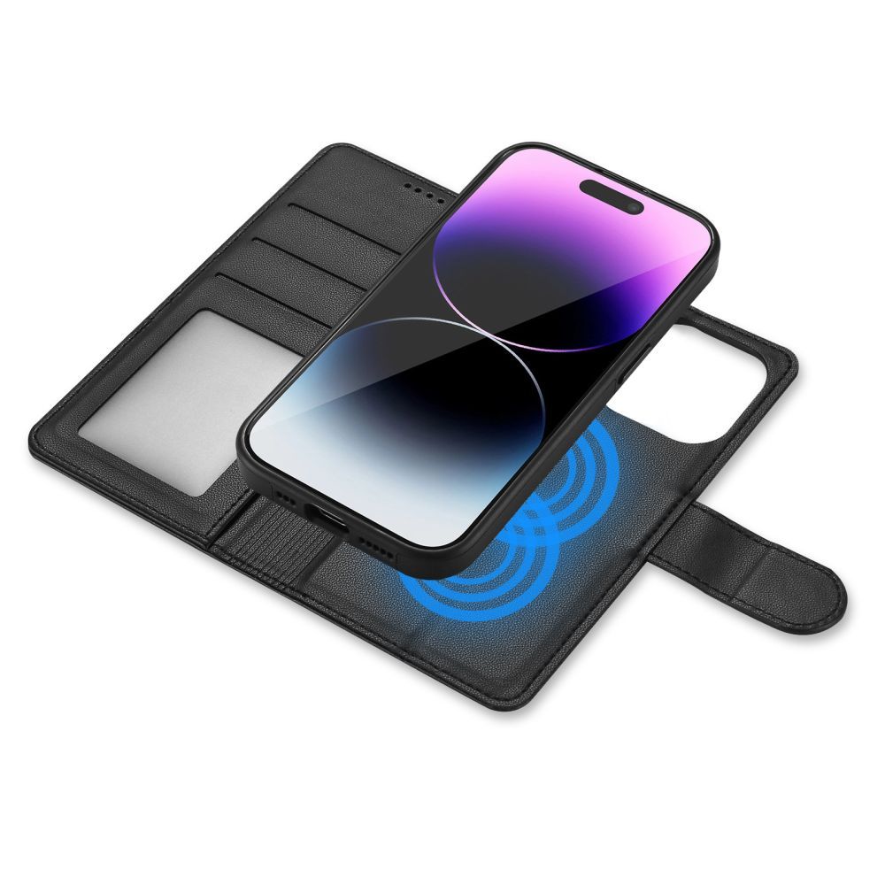 KRYT NA IPHONE 16 PRO MAX TECH-PROTECT WALLET MAGSAFE BLACK