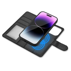 KRYT NA IPHONE 16 PRO MAX TECH-PROTECT WALLET MAGSAFE BLACK