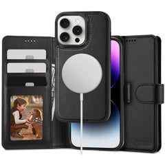 KRYT NA IPHONE 16 PRO MAX TECH-PROTECT WALLET MAGSAFE BLACK